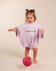 Mum Needs A Coffee Romper - Violet (Pre-order)