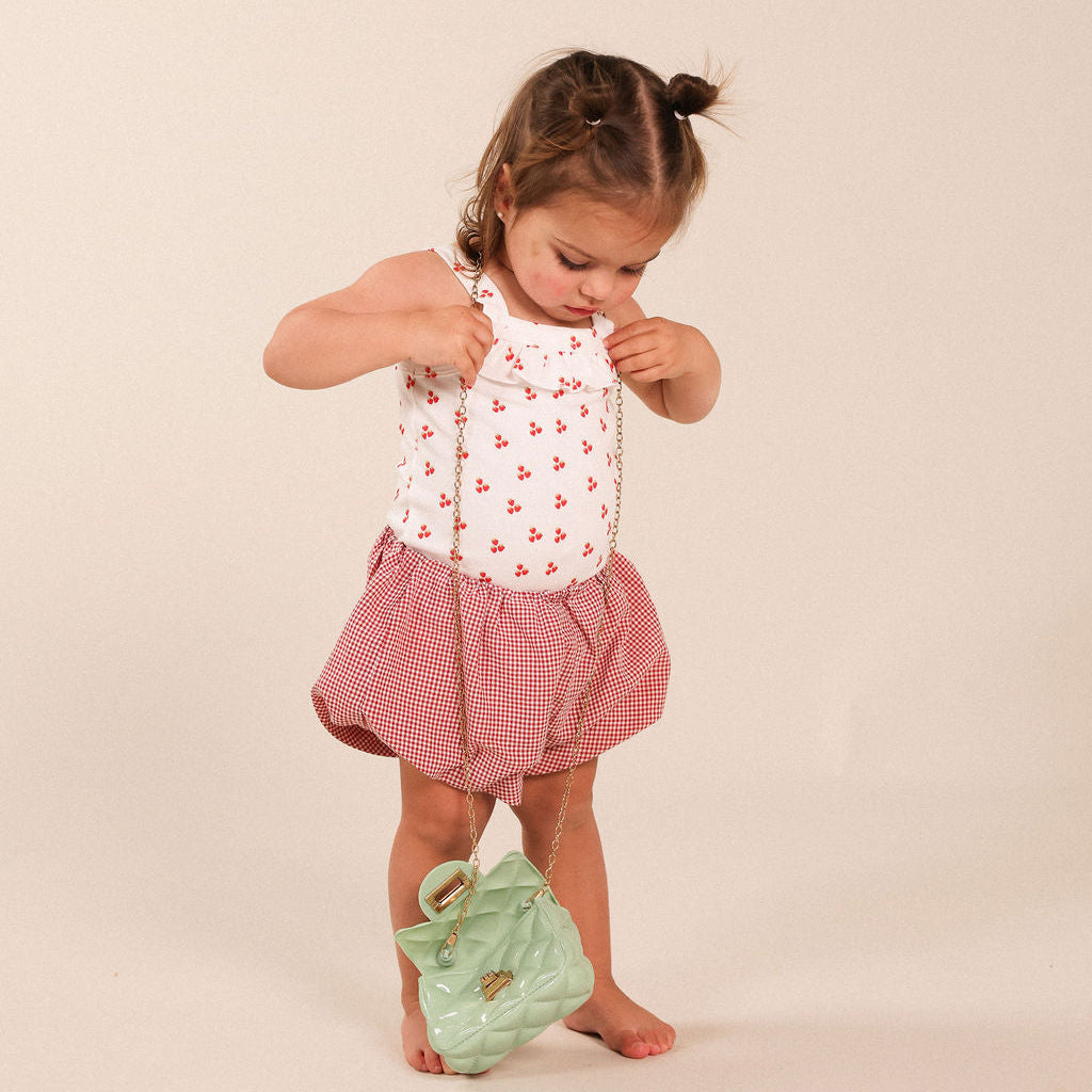 Raspberry Print Bodysuit